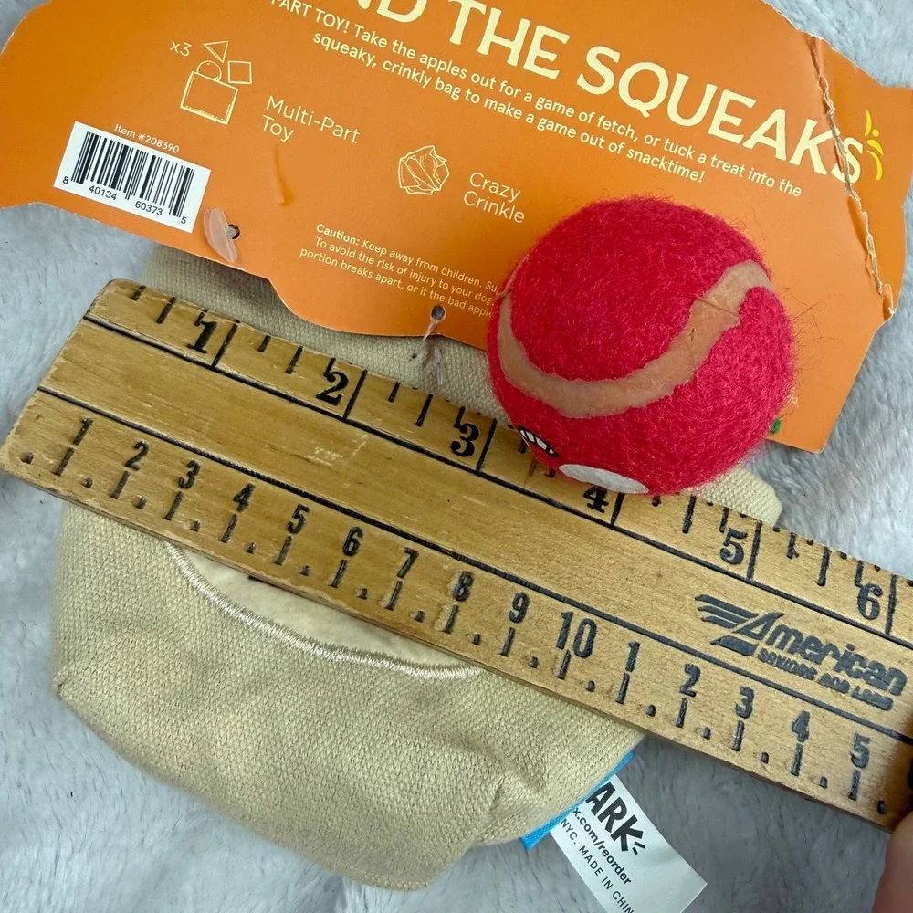 BarkBox The Munch Bunch Doghouse Orchards Multi-Part Dog Toy XS-S New